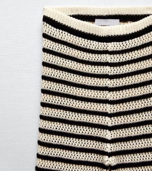 【美品♡美シルエット】ICB 高級ライン　パンツセットアップ　ストライプ　9 TALLサイズ 〕 【セットアップ対応】シアーボイルストライプ