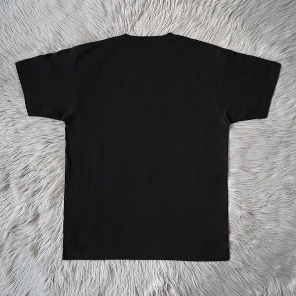 Tシャツ カットソー 黒 プリント タイフロント セール】COLLEGE LOGO PRINTED T-SHIRT / カレッジ ロゴ