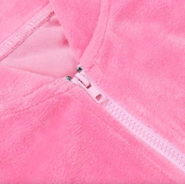 大特価】ピンク ベロア ベルベット トラックジャケット ベロア