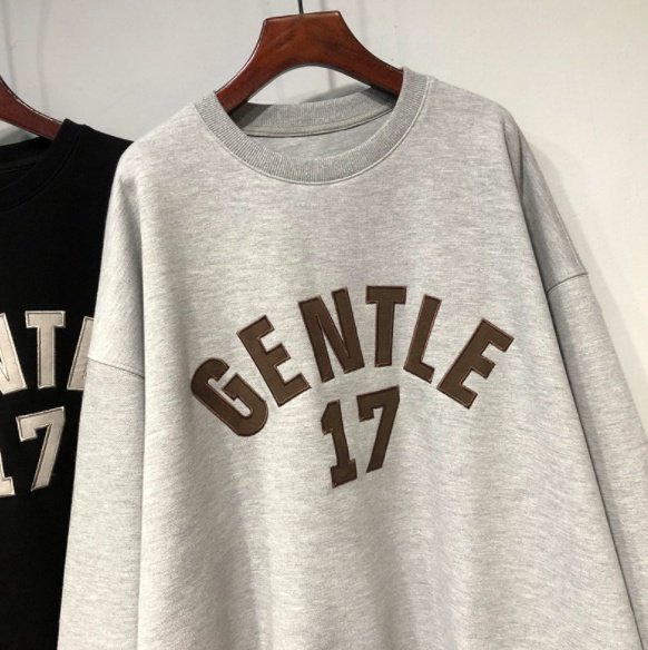 大特価】2色展開 GENTLE 17 17ロゴ フロントロゴ スウェット