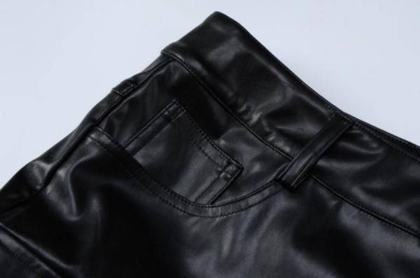 大特価】ブラック フェイクレザー 合皮 レザーパンツ カーゴ 大特価】ブラック フェイクレザー 合皮 レザーパンツ カーゴ