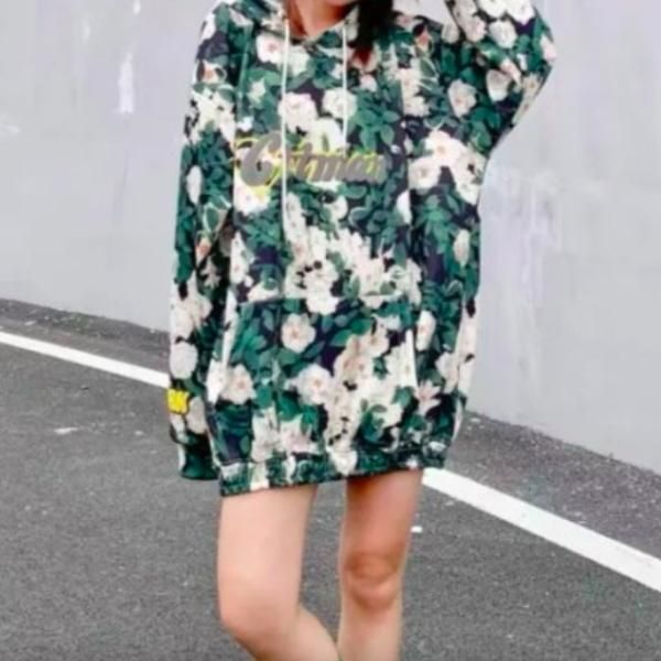 大特価】マルチカラー 花柄 フラワー スウェット トレーナー