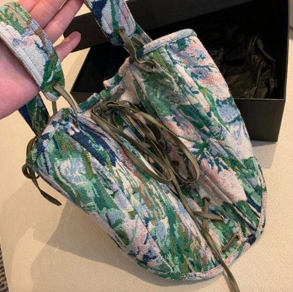 大特価】マルチカラー ジャガード織 花柄 フラワー レースアップ