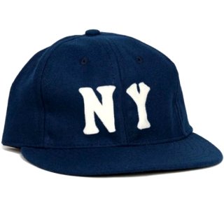 【大特価】ネイビー NY ロゴ new york フロントロゴ ベースボールキャップ キャップ 帽子 インポート 通販
