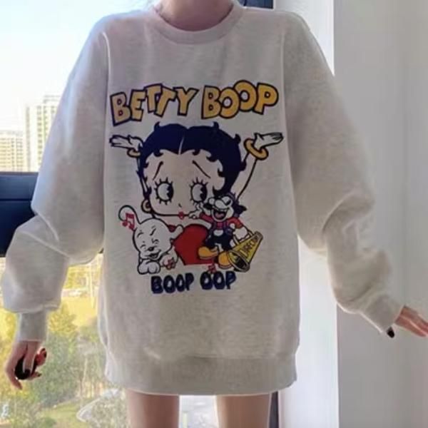 デッドストック 当時物BETTY 何気無い BOOP ベティ 伊藤忠モードパル スウェット