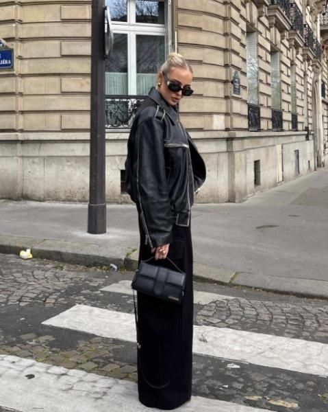 Lace-Up Leather Blouson - SALE
