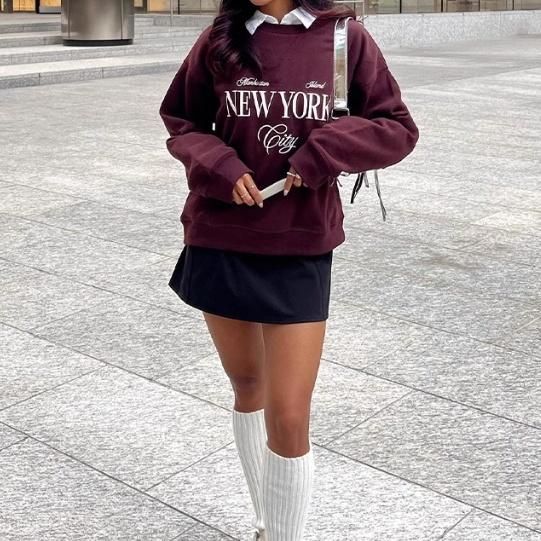 大特価】ワインレッド NEW YORK フロントロゴ スウェット