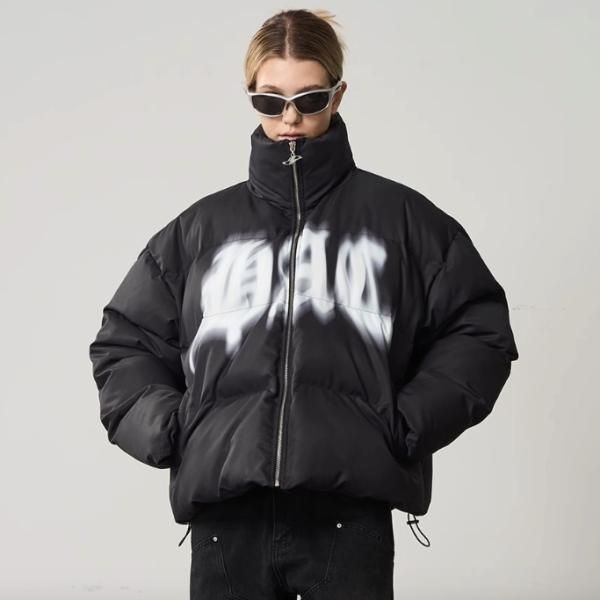 大特価】ブラック PAC オールドイングリッシュ ダウンジャケット