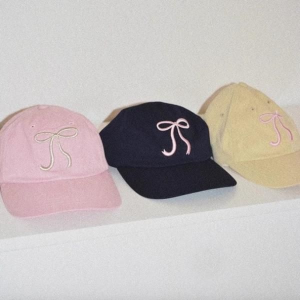 ピンクとホワイトの帽子ベース 3個セット ピンクとホワイトの帽子ベース 3個セット 3リング ベースボール