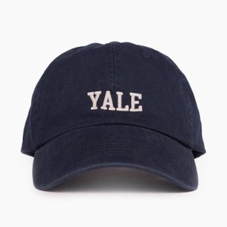 【大特価】ネイビー YALE フロントロゴ ベースボールキャップ キャップ 帽子 インポート 通販