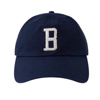 【大特価】ネイビー Bロゴ フロントロゴ ベースボールキャップ キャップ 帽子 インポート 通販