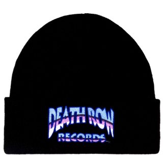 【大特価】ブラック フロントロゴ Death Row Records ニット帽 ビーニー インポート 通販