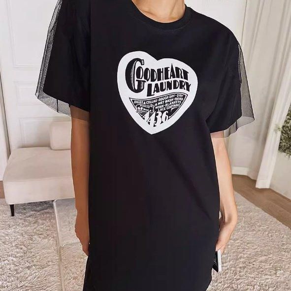 【2024年】お歳暮ギフト RHC デザイン Tシャツ チュニック ミニ 着せれ ワンピース 半袖 トップス