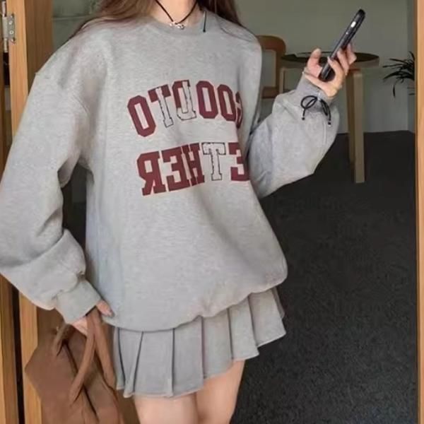 大特価】2色展開 GOOD TOGETHER フロントロゴ クルーネック