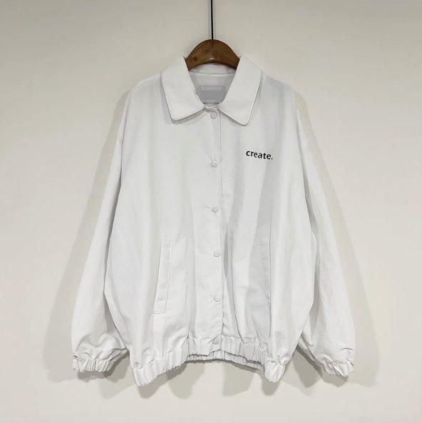 大特価】3色展開 create 襟付き オーバーサイズ ブルゾン