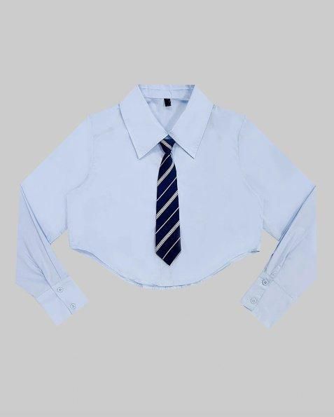 clear｜ストライプ柄ネクタイ長袖シャツ | Rakuten Fashion(楽天