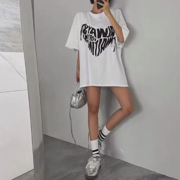 ハート（黒） Tシャツを購入|デザインTシャツ通販【ClubT】