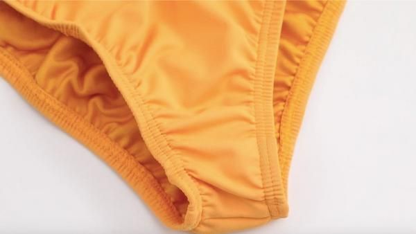 大特価】オレンジ 無地 シンプル シャーリング ドレープ