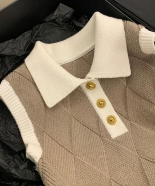 ノースリーブ ワンピース ショート ボタン 上品 ニット襟 韓国 楽天市場】ワンピース 上品 ワンピース ミニ丈 ノースリーブ 春