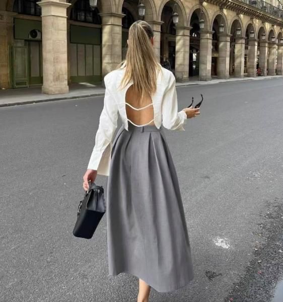 ISSEY MIYAKE PLEATS PLEASE プリーツスカート グレー