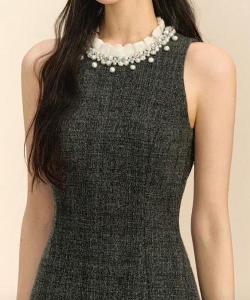 ノースリーブミニワンピース グレー ZARA グレー ノースリーブミニワンピース XS - メルカリ