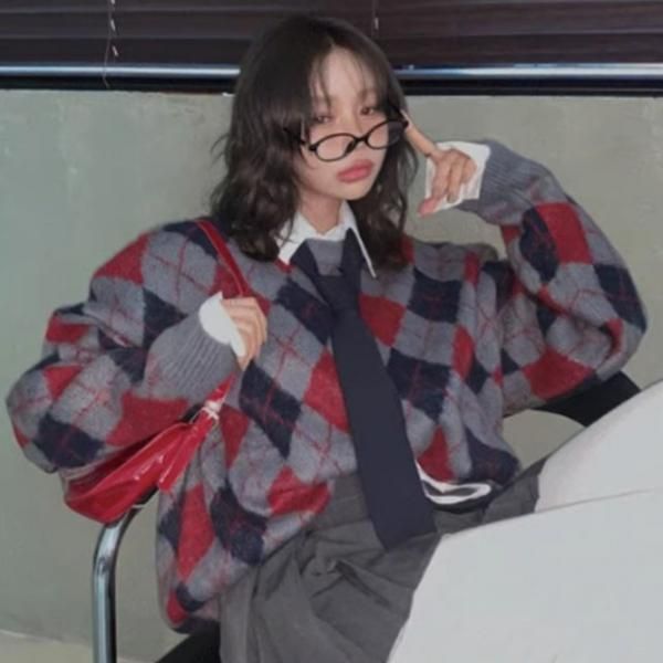 PEARL LYGATE 　迷彩柄ニット　サイズ5 za-00238.jpg