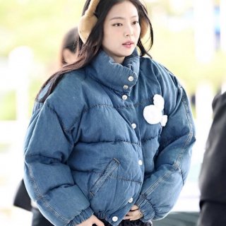 òBLACKPINK jennie  ֥롼 ꥢ ΩΥե 󥸥㥱å  ֥륾 ڹ