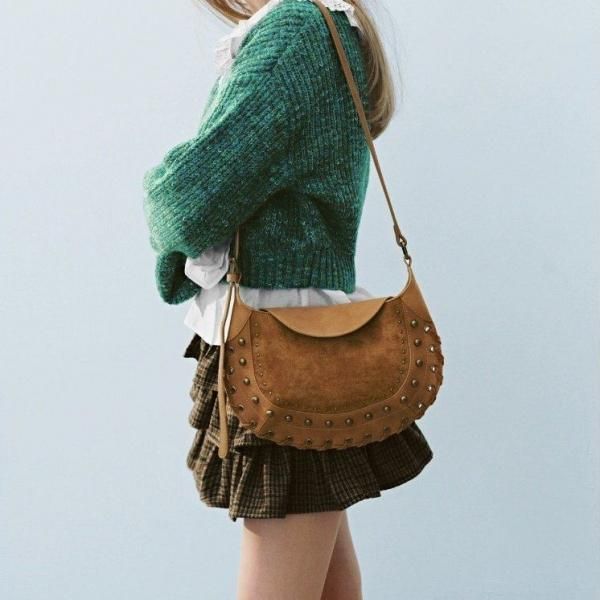 ELCHELE POPUPノベルティ ブラウンフリンジスエードショルダーバッグ ELCHELE POPUPノベルティ ブラウンフリンジスエードショルダー