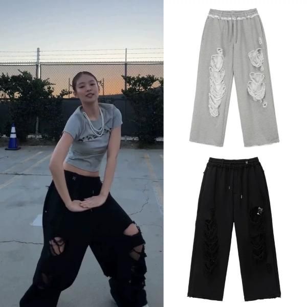 大特価】BLACKPINK jennie ジェニ着用風 3色展開 ブロークン