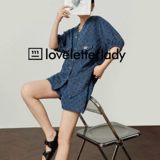 òLLL LAB ֥롼 ƥ㡼ɥǥ˥ Ⱦµ ǥ˥ॷ ȥåץ 硼ȥѥ åȥå ۥ ݡ 