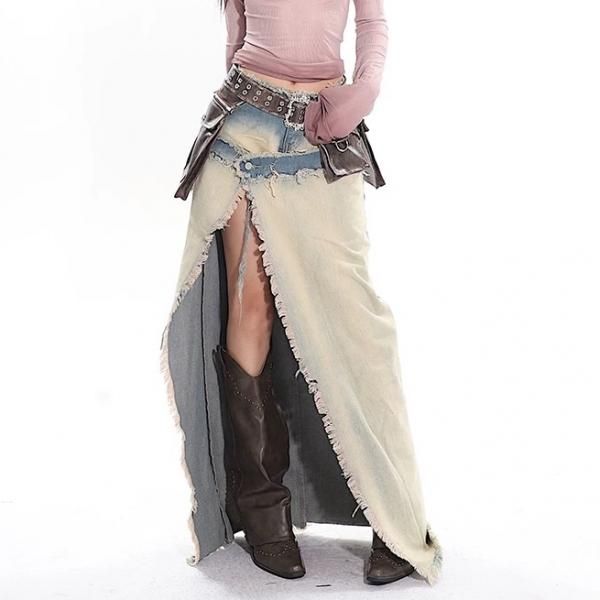 ゆみさん専用ワイヤーウォッシュトップ+レイヤードマキシシャーリングスカート ゆみさん専用ワイヤーウォッシュトップ+レイヤードマキシ