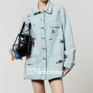 òLLL LAB 饤ȥ֥롼 ɽǥ ƥå ǥ˥ॷ Ĺµ 󥰾 ǥ˥ॸ㥱å G ۥ ݡ 