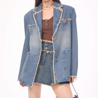 òziziFei 饤ȥ֥롼 ӥơ åù Хե饤 ĳ ǥ˥ॸ㥱å ե󥸥ȥ 󥰥ܥ ۥ