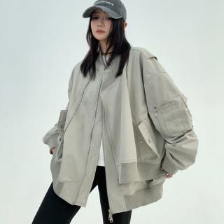 �����ò���Youlaile studio RICE CAKE OISIS ���������꡼�� �쥤�䡼�� �Ť����� �ɥå������ǥ����� MA-1 �֥륾�� �ܥ�С����㥱�å� �����С������� ���ۥ�