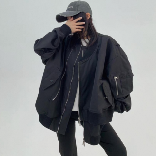 �����ò���Youlaile studio RICE CAKE OISIS �֥�å� �쥤�䡼�� �Ť����� �ɥå������ǥ����� MA-1 �֥륾�� �ܥ�С����㥱�å� �����С������� ���ۥ�