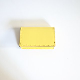 hender scheme folded card case-unisex/yellow
