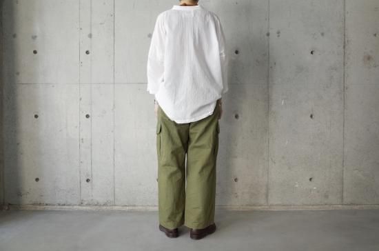 KHONOROGICA C/LI DOUBLE TUCK CARGO PT-unisex/KHAKI - trunk online store