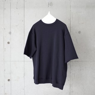 <img class='new_mark_img1' src='https://img.shop-pro.jp/img/new/icons13.gif' style='border:none;display:inline;margin:0px;padding:0px;width:auto;' />ES:S MIDDLLE SLEEVE CUT-OFF SWEAT SHIRT-unisex/NAVY