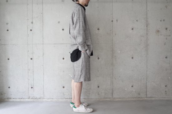 m's braque SHORT EASY PANTS-unisex/GRAY - trunk online store