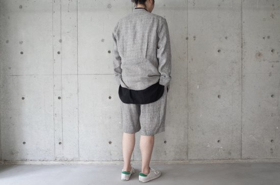 m's braque SHORT EASY PANTS-unisex/GRAY - trunk online store