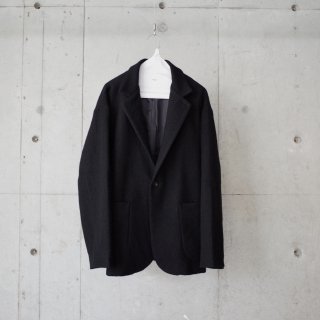 <img class='new_mark_img1' src='https://img.shop-pro.jp/img/new/icons13.gif' style='border:none;display:inline;margin:0px;padding:0px;width:auto;' />honnete Washed Wool Short Coat Jacket-unisex/BLACK