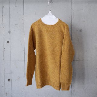 SHETLAND WOOLLEN CO. SHAGGY DOG SWEATER-unisex/CUMMIN