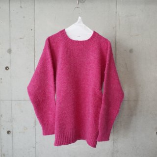 SHETLAND WOOLLEN CO. SHAGGY DOG SWEATER-unisex/CARNATION