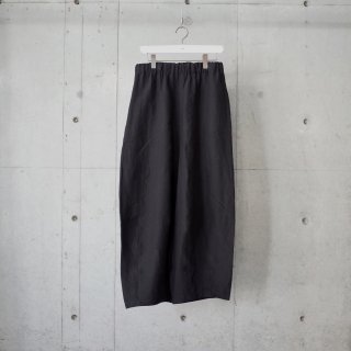 <img class='new_mark_img1' src='https://img.shop-pro.jp/img/new/icons13.gif' style='border:none;display:inline;margin:0px;padding:0px;width:auto;' />Honnete High Count Linen Low Crotch Easy Pants-unisex/BLACK