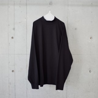 <img class='new_mark_img1' src='https://img.shop-pro.jp/img/new/icons13.gif' style='border:none;display:inline;margin:0px;padding:0px;width:auto;' />COMOLI COTTON JERSEY MOCK NECK PULL-OVER-unisex/BLACK