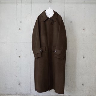 <img class='new_mark_img1' src='https://img.shop-pro.jp/img/new/icons13.gif' style='border:none;display:inline;margin:0px;padding:0px;width:auto;' />ROLIAT HANDMADE inverted pleats balmacaan coat-unisex/KHAKI BROWN