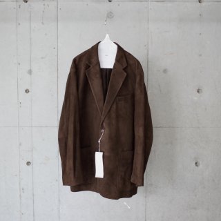 <img class='new_mark_img1' src='https://img.shop-pro.jp/img/new/icons13.gif' style='border:none;display:inline;margin:0px;padding:0px;width:auto;' />COMOLI SUEDE 2B JACKET-unisex/BROWN