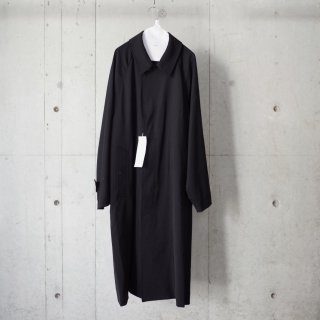 <img class='new_mark_img1' src='https://img.shop-pro.jp/img/new/icons13.gif' style='border:none;display:inline;margin:0px;padding:0px;width:auto;' />COMOLI WOOL GABARDINE BAL COLLAR COAT-unisex/BLACK