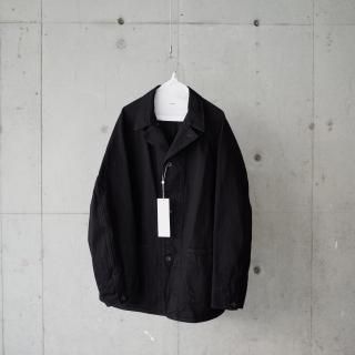 <img class='new_mark_img1' src='https://img.shop-pro.jp/img/new/icons13.gif' style='border:none;display:inline;margin:0px;padding:0px;width:auto;' />COMOLI BLACK DENIM WORK JACKET-unisex/BLACK