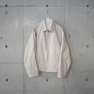 <img class='new_mark_img1' src='https://img.shop-pro.jp/img/new/icons13.gif' style='border:none;display:inline;margin:0px;padding:0px;width:auto;' />COMOLI COTTON TWILL ZIP JACKET-unisex/IVORY